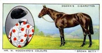 1934 Ogden's Prominent Racehorses of 1933 #1 Brown Betty Front